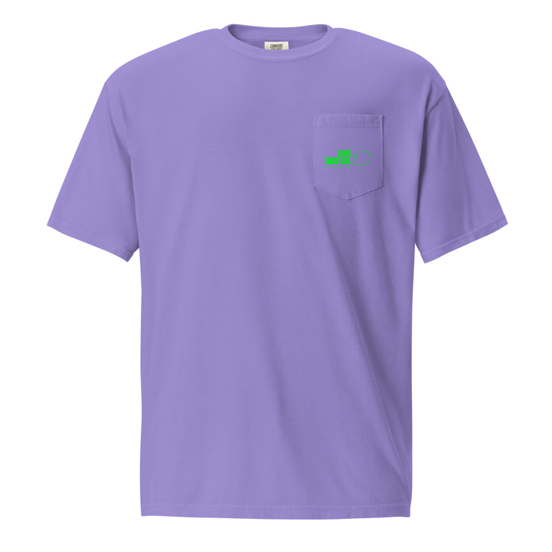 Lime Tactical Simple pocket t-shirt