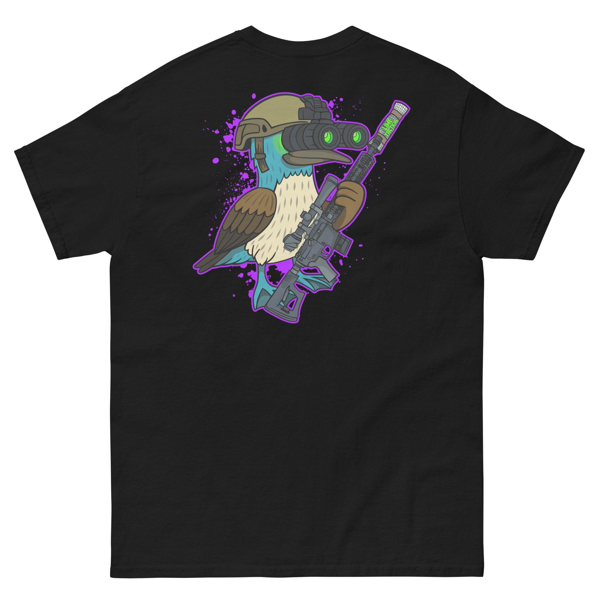 Lime Tactical Blue Footed Boobie classic tee