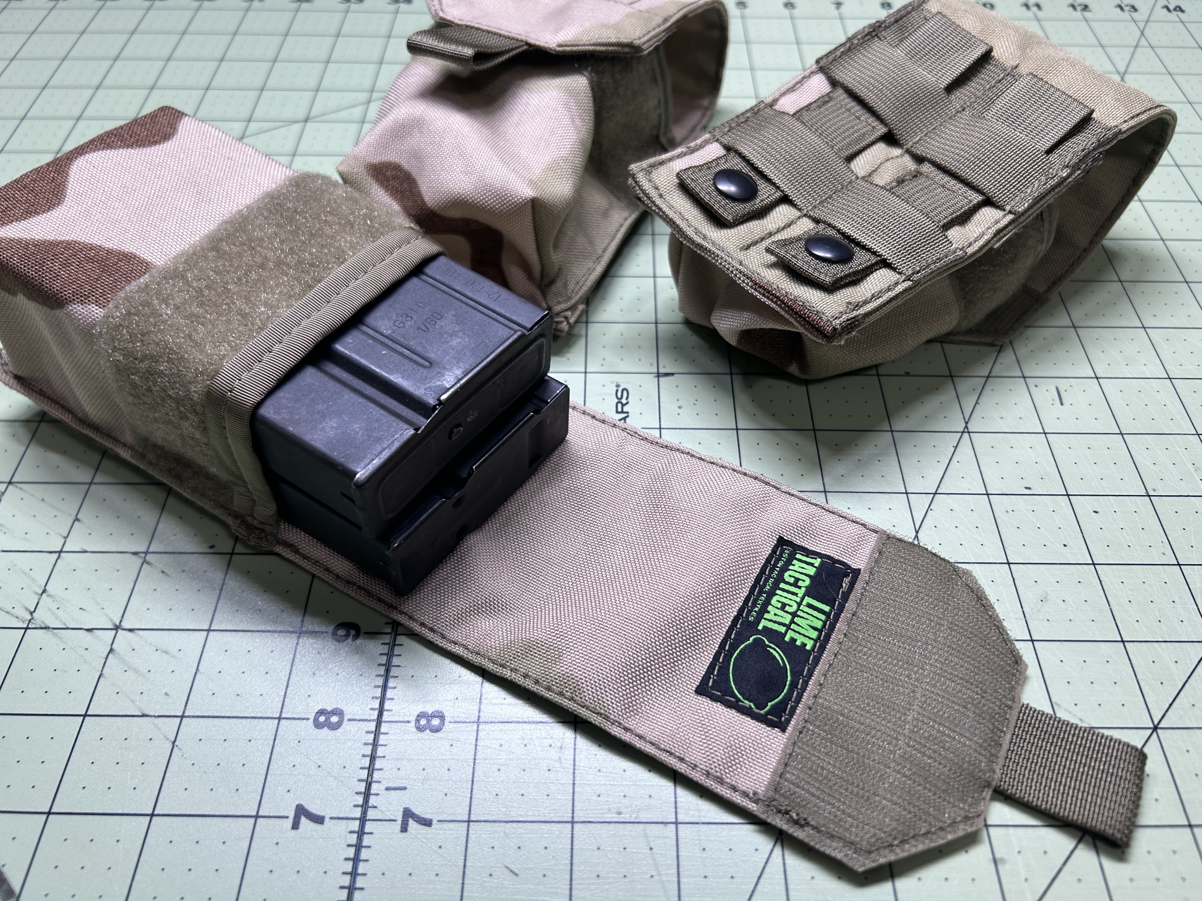 M7 Style Dual Rifle Magazine Pouch