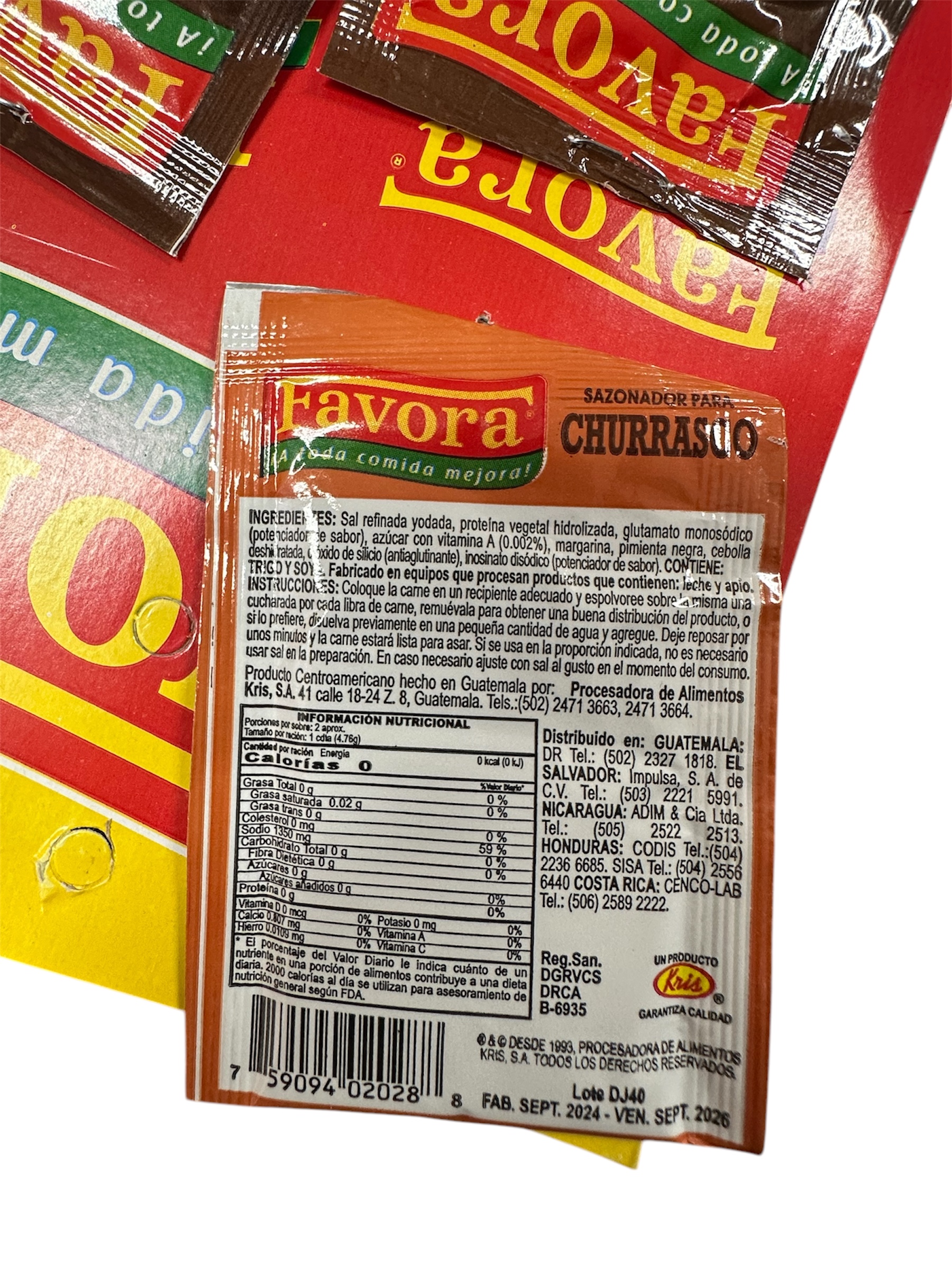 Condimento para Churrasco Ristra de 12pck