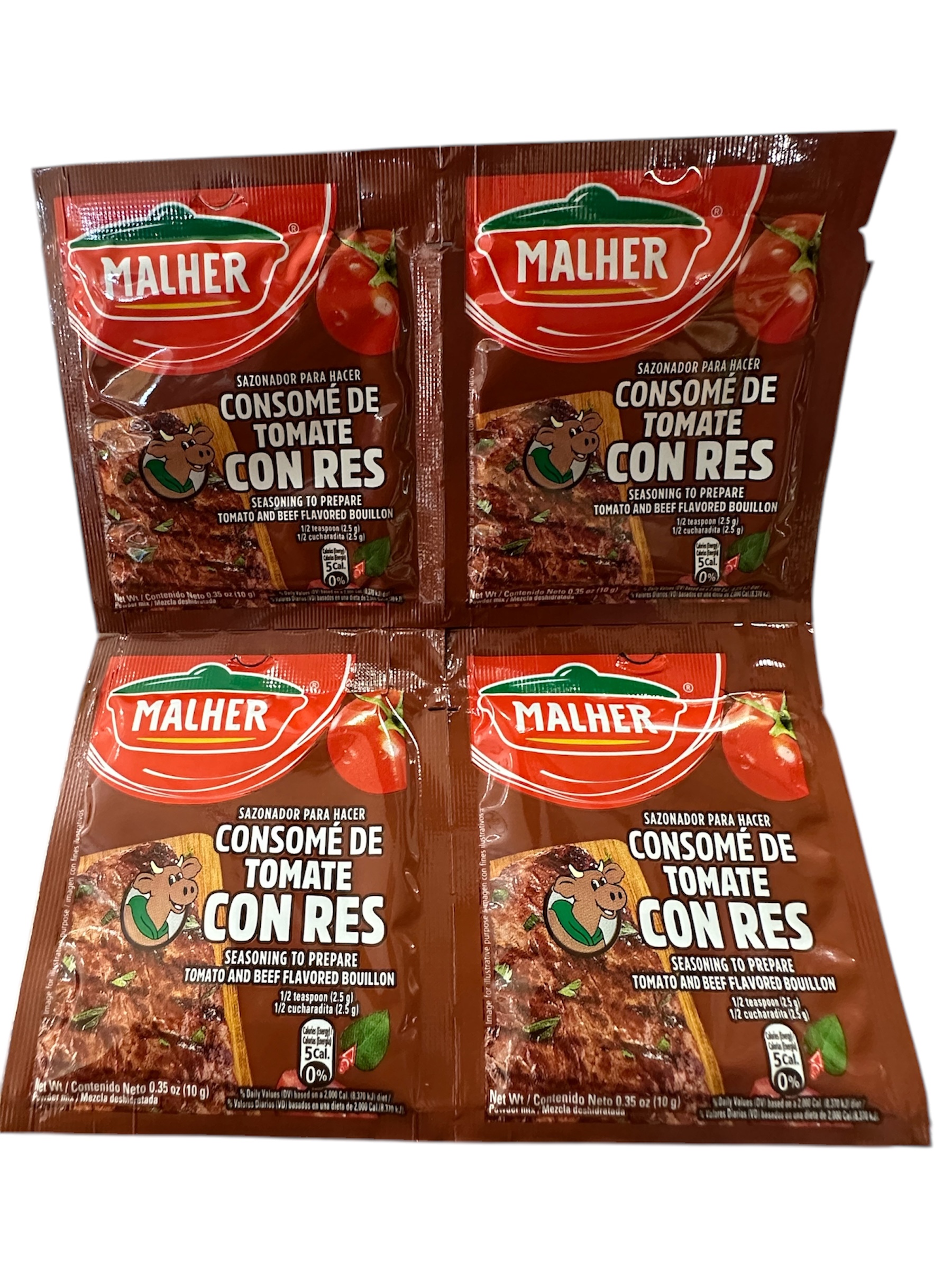 Consomé de tomate con res Malher Ristra de 12pck 