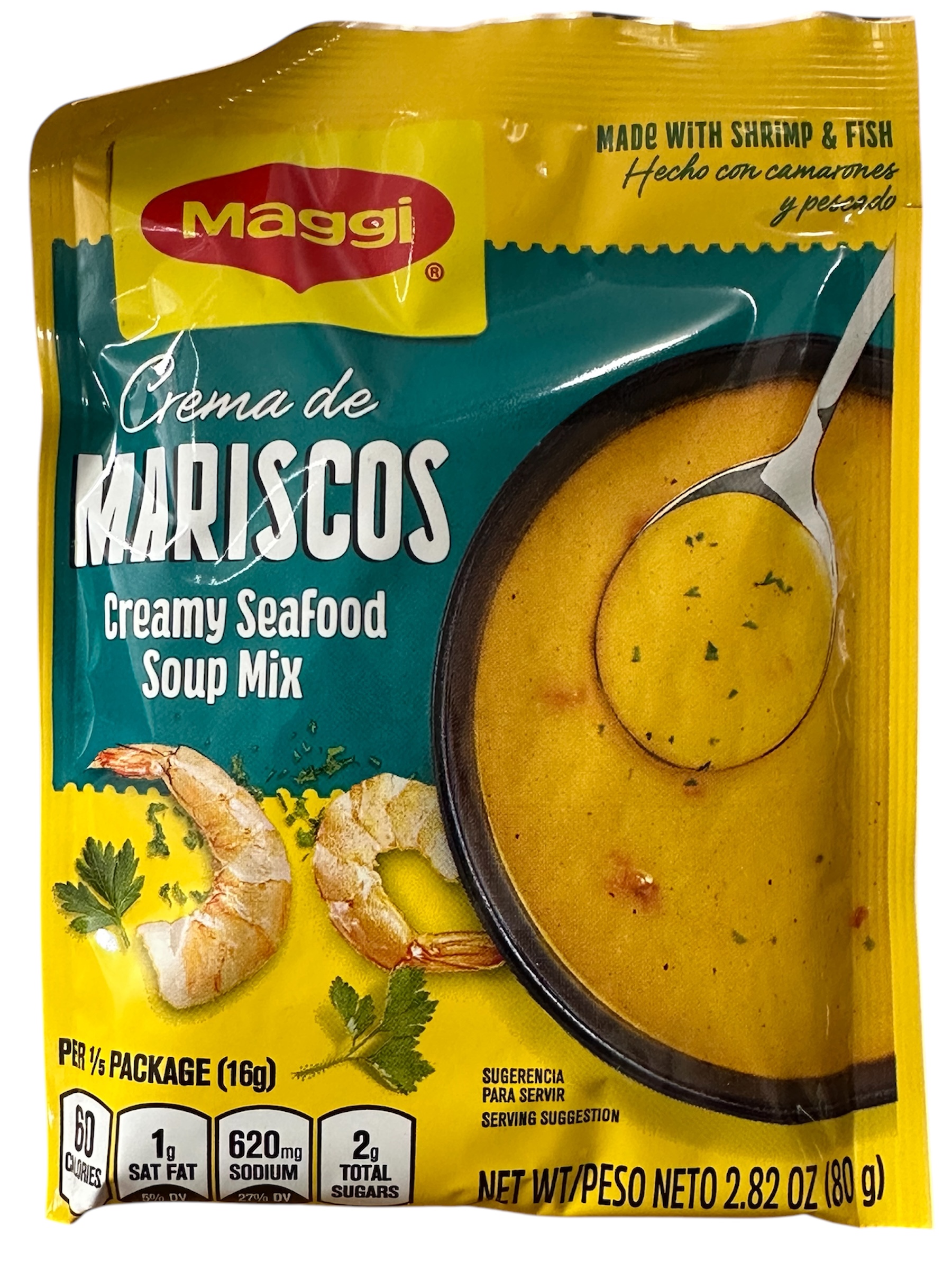 Crema de mariscos Maggi sobre de 80g each 