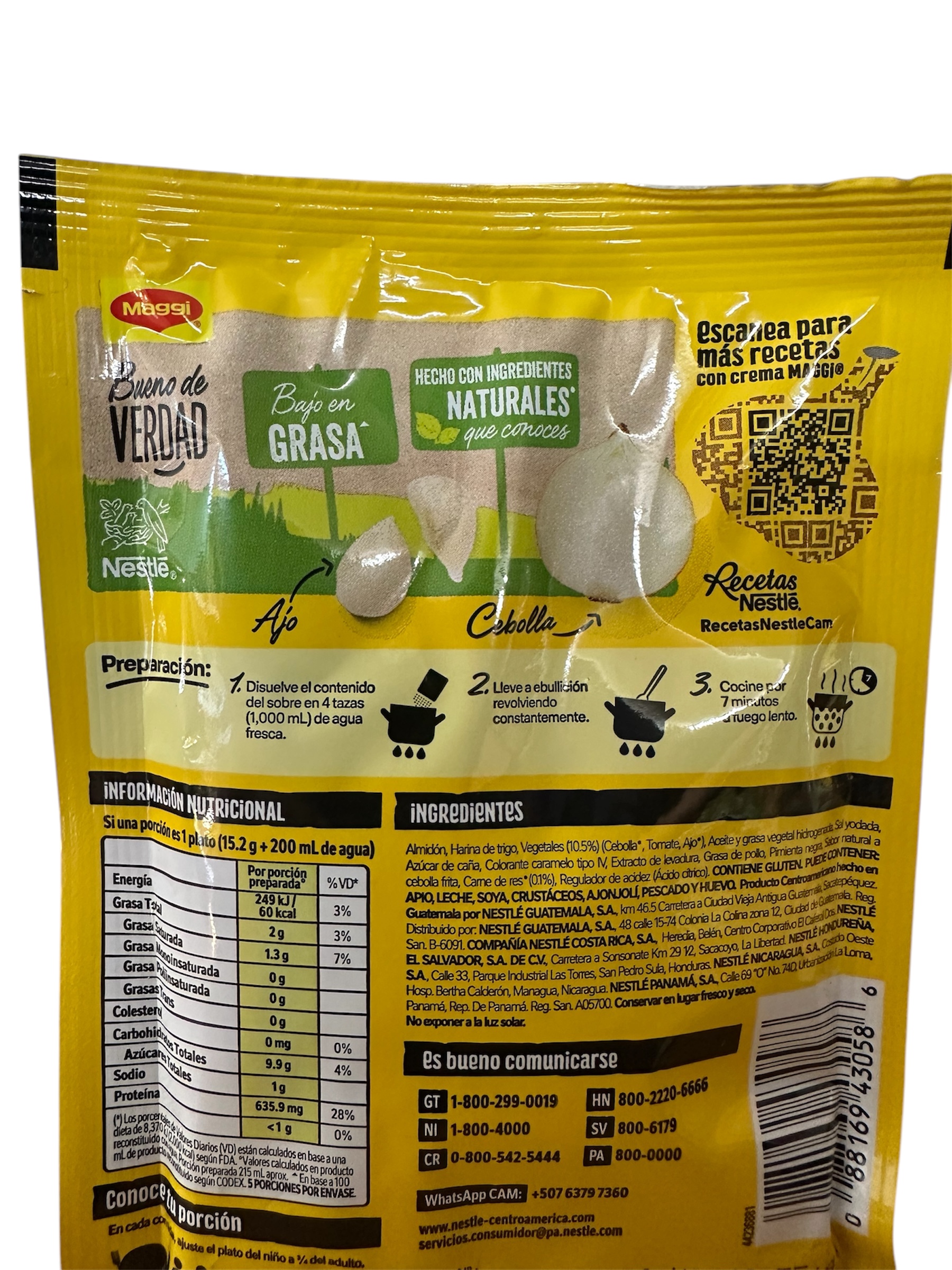 Sopa de Cola de Res Maggi sobre de 76g