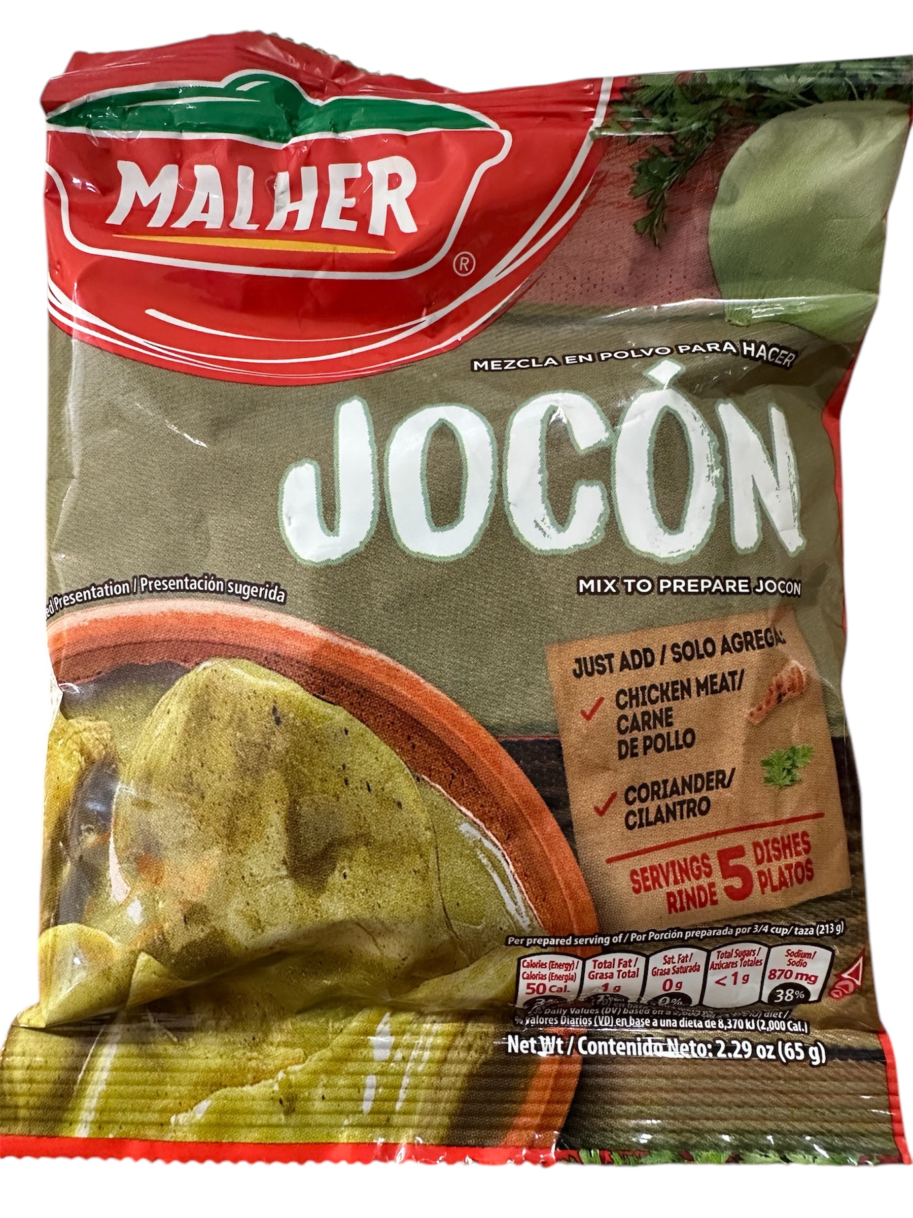 Mezcla en polvo para Jocón sobre de 65g