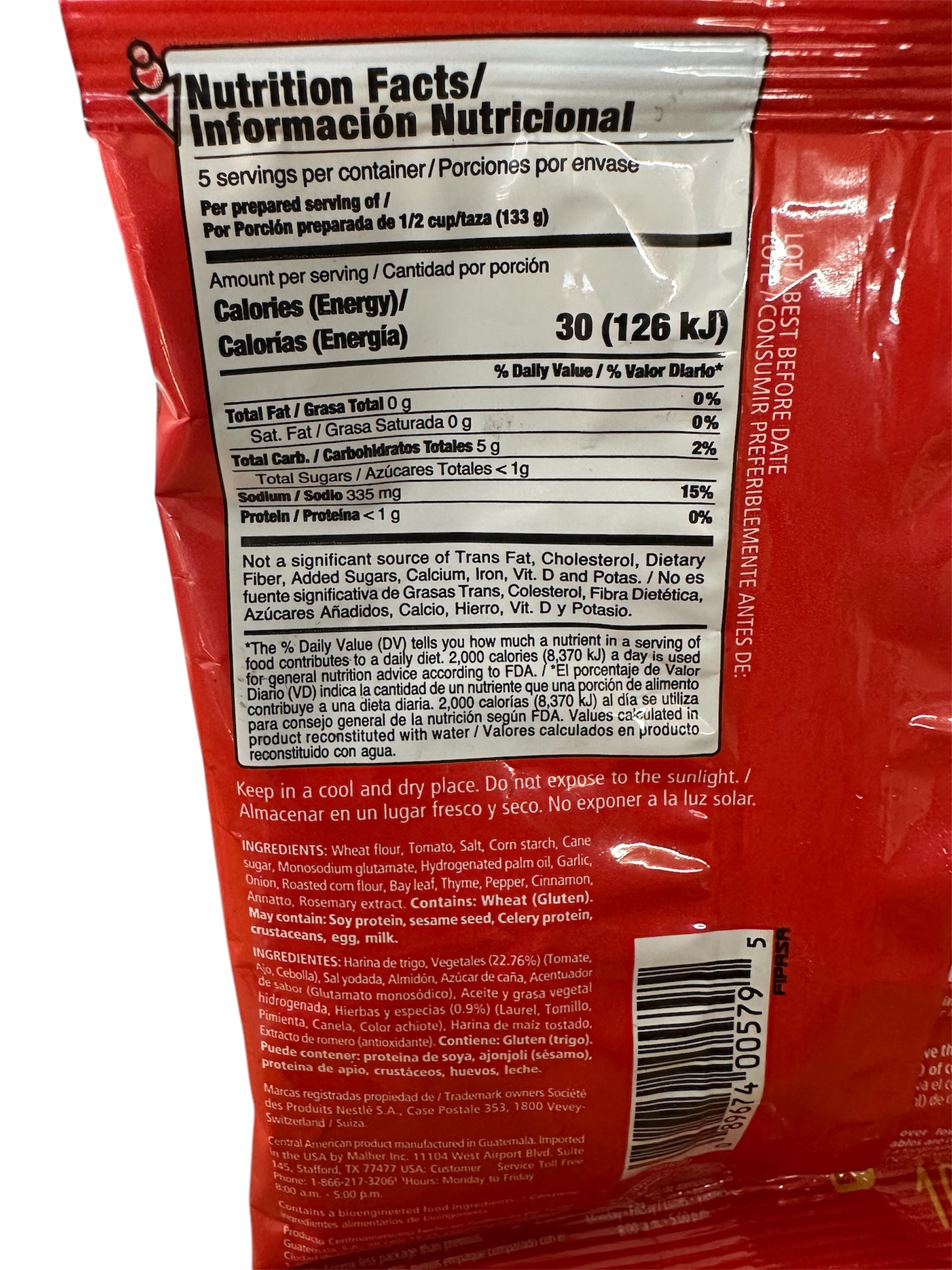 Carne Guisada Malher sobre de 40g 