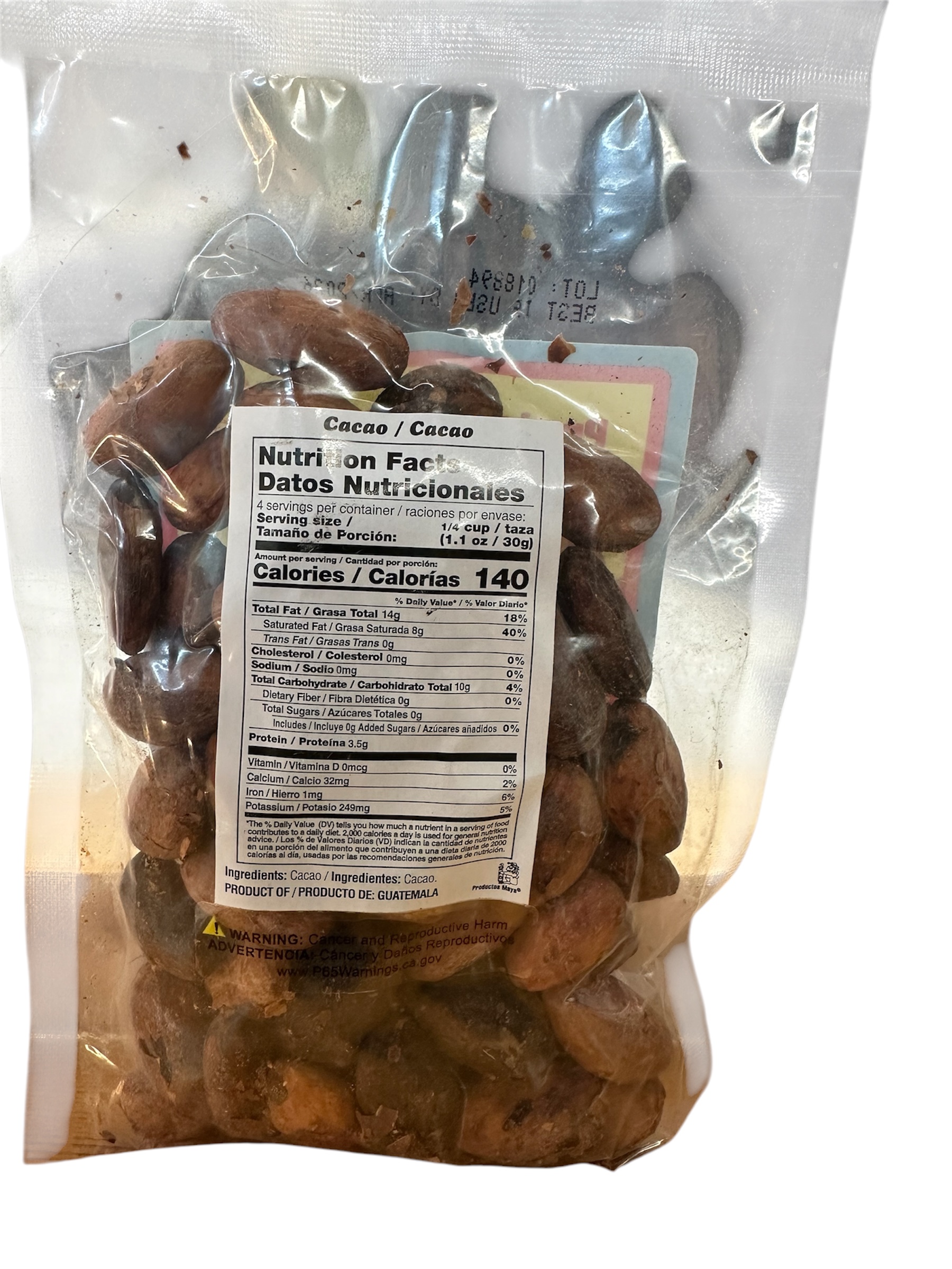 Cacao Productos Maya 4oz 