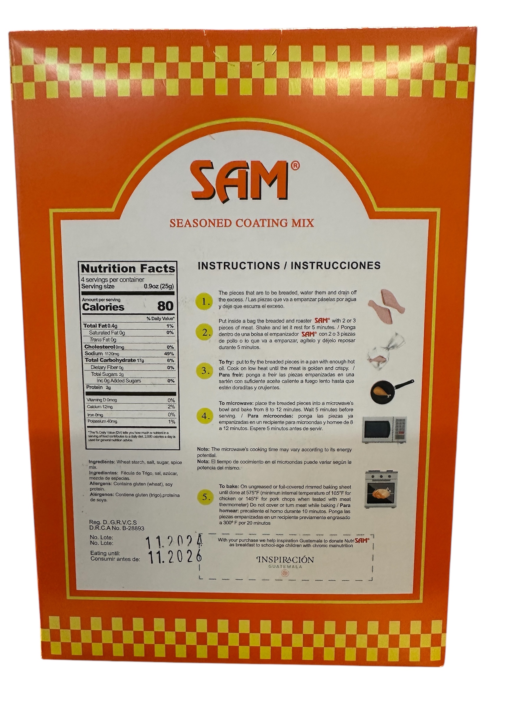 Mezcla sazonada para empanizar y rostizar 100g 