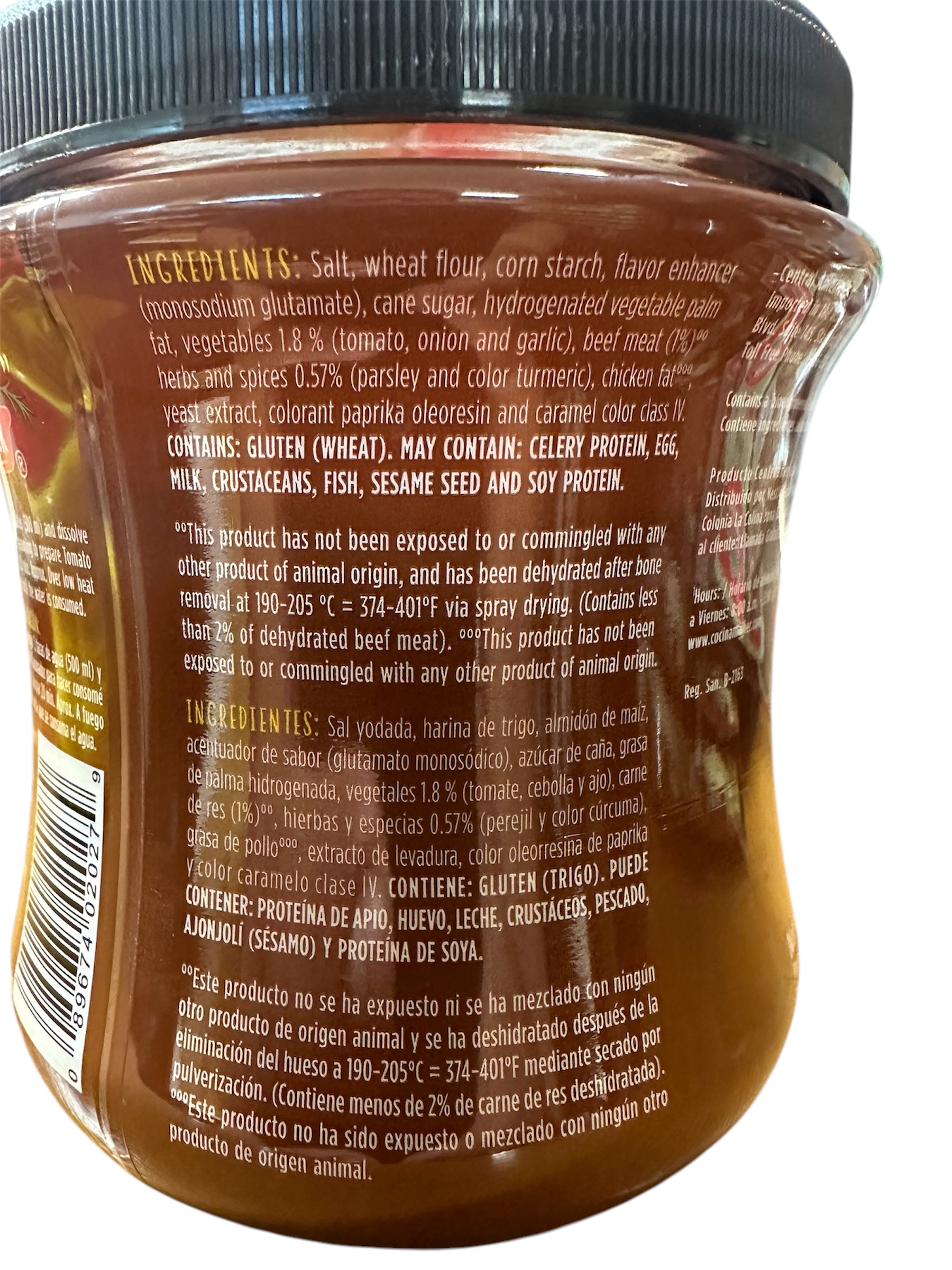 Consomé de Tomate con Res 454g 