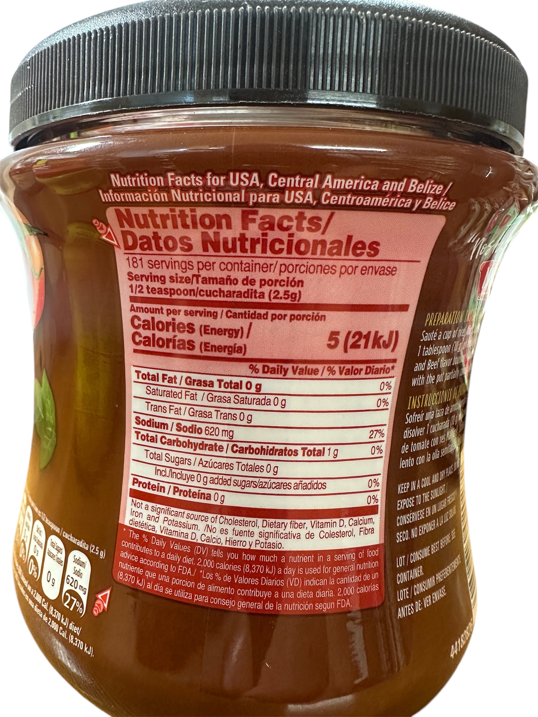 Consomé de Tomate con Res 454g 