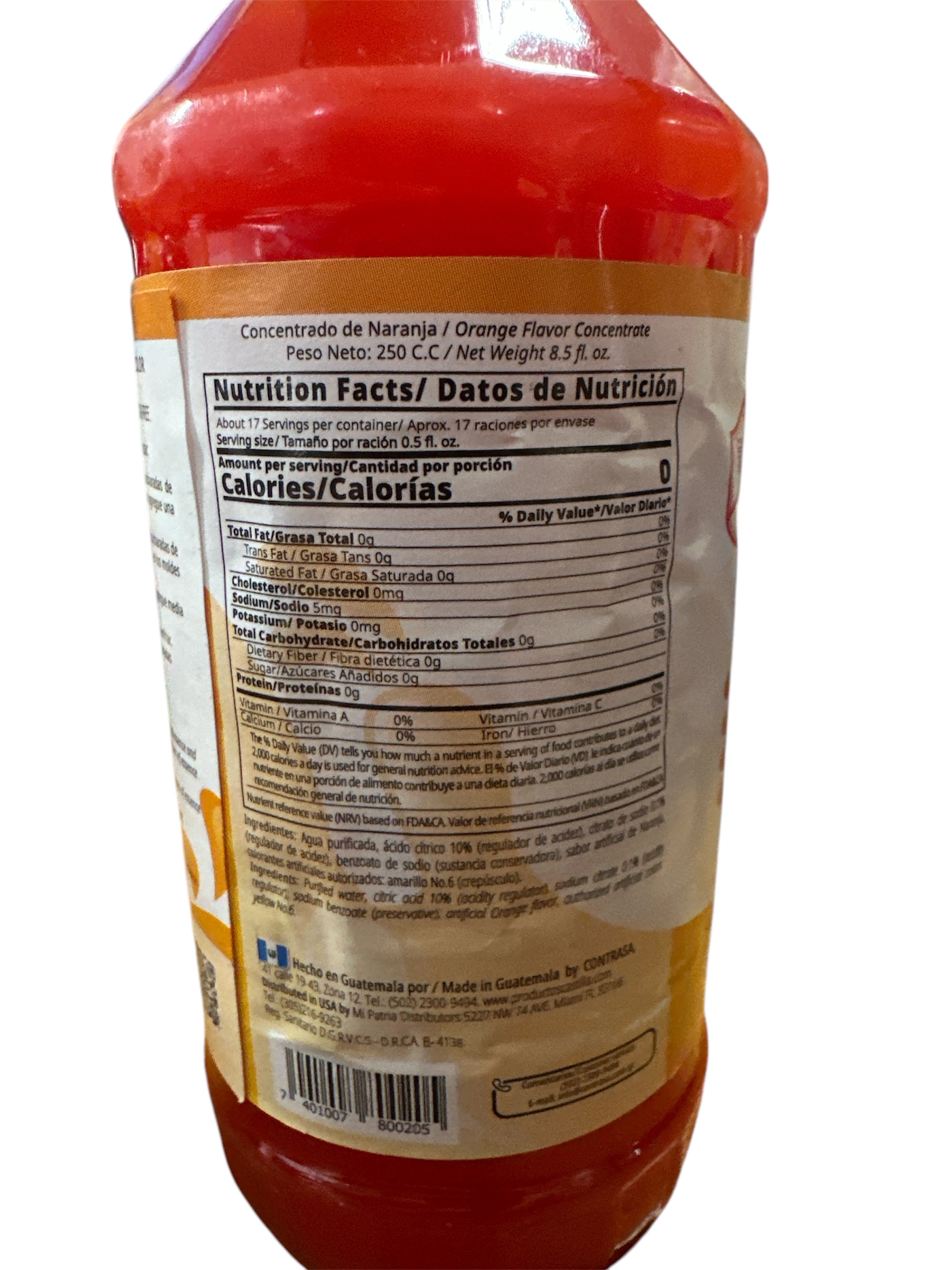 Esencia de Naranja 8.5oz 