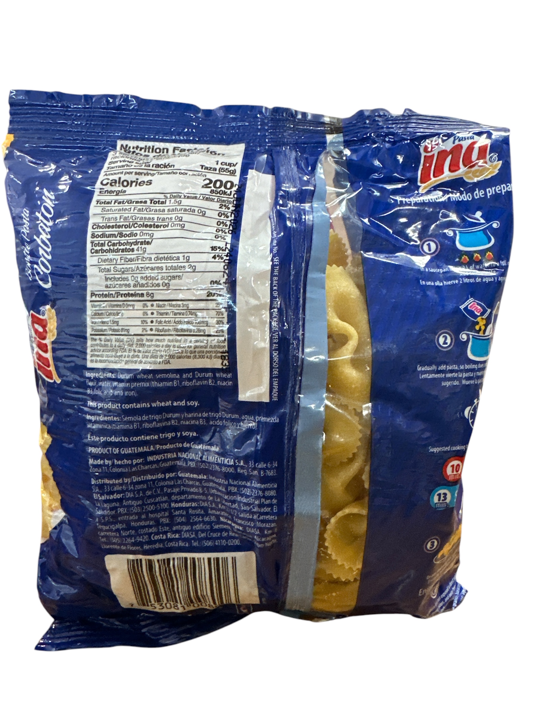 Pasta INA Corbata 150g 