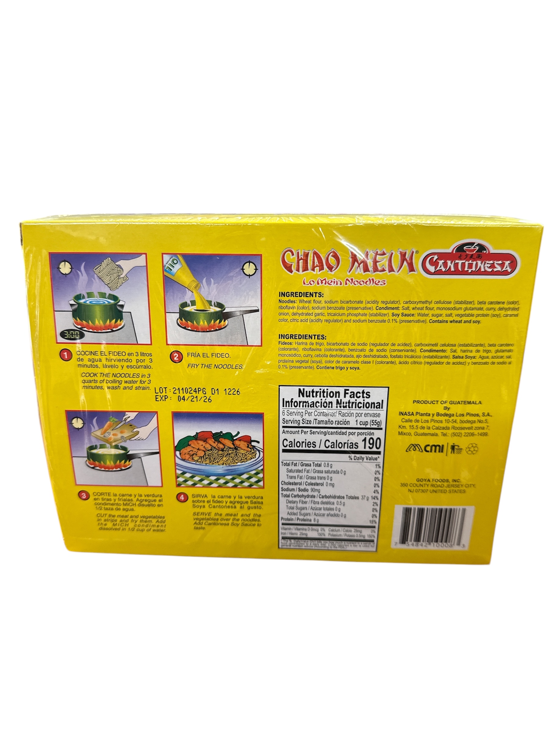 Chao Mein El Auténtico 340g 