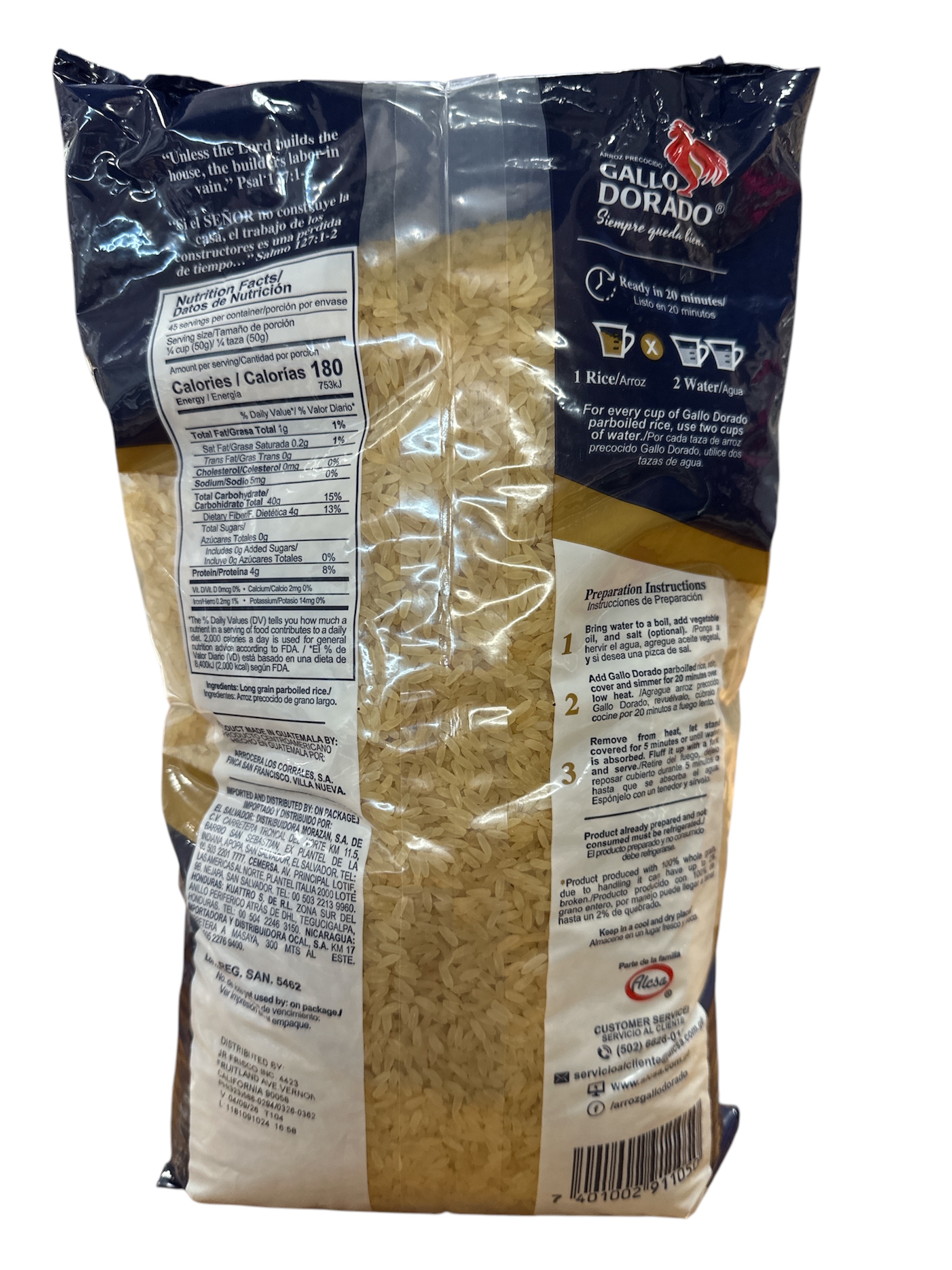 Arroz Gallo Dorado 5L 