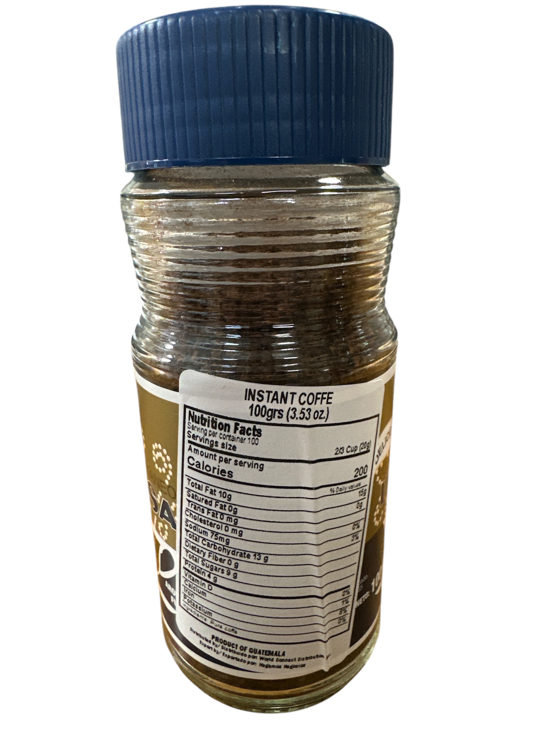 Café instantáneo incasa