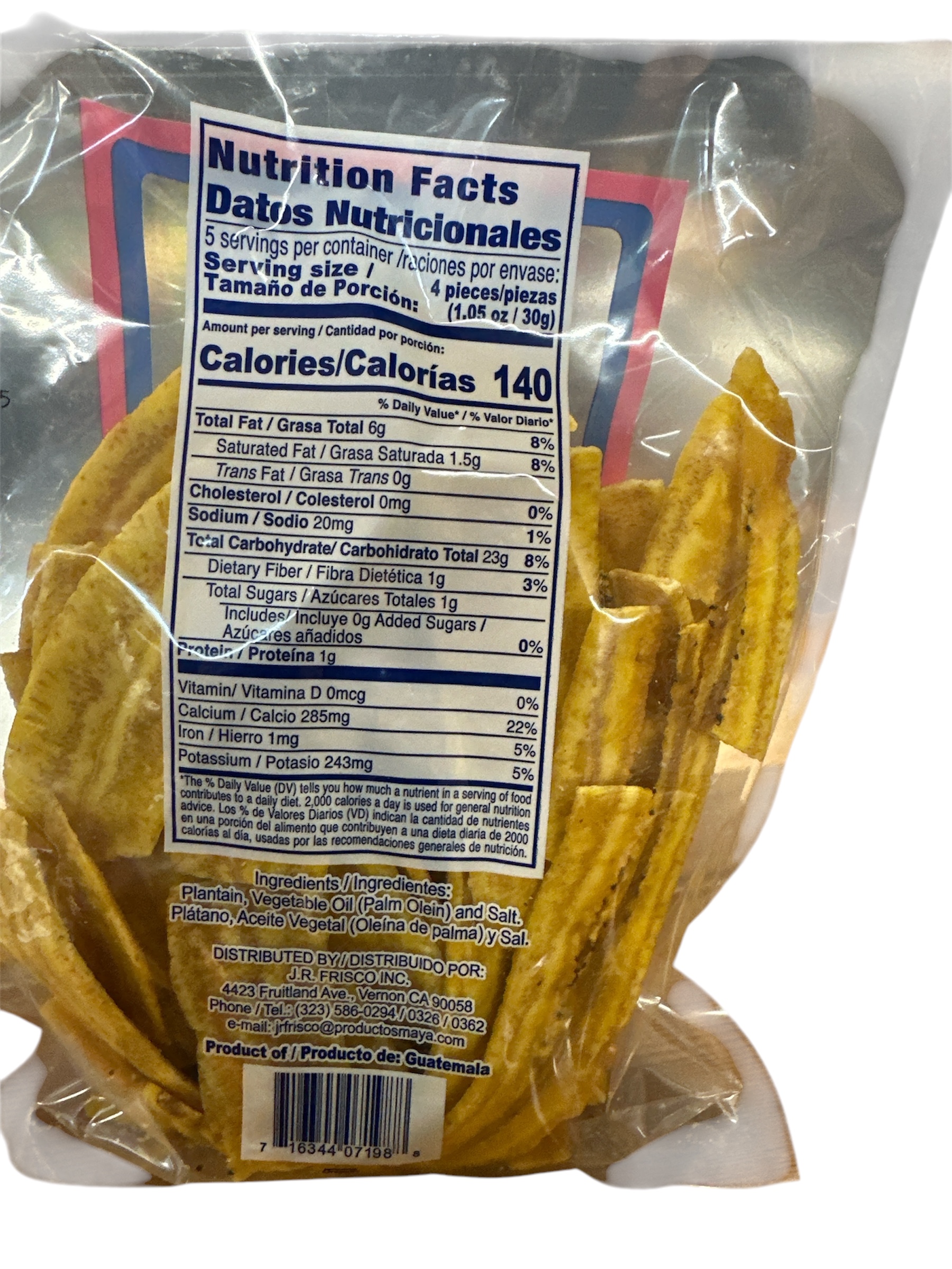 rebanadas/tajadas Plataninas `