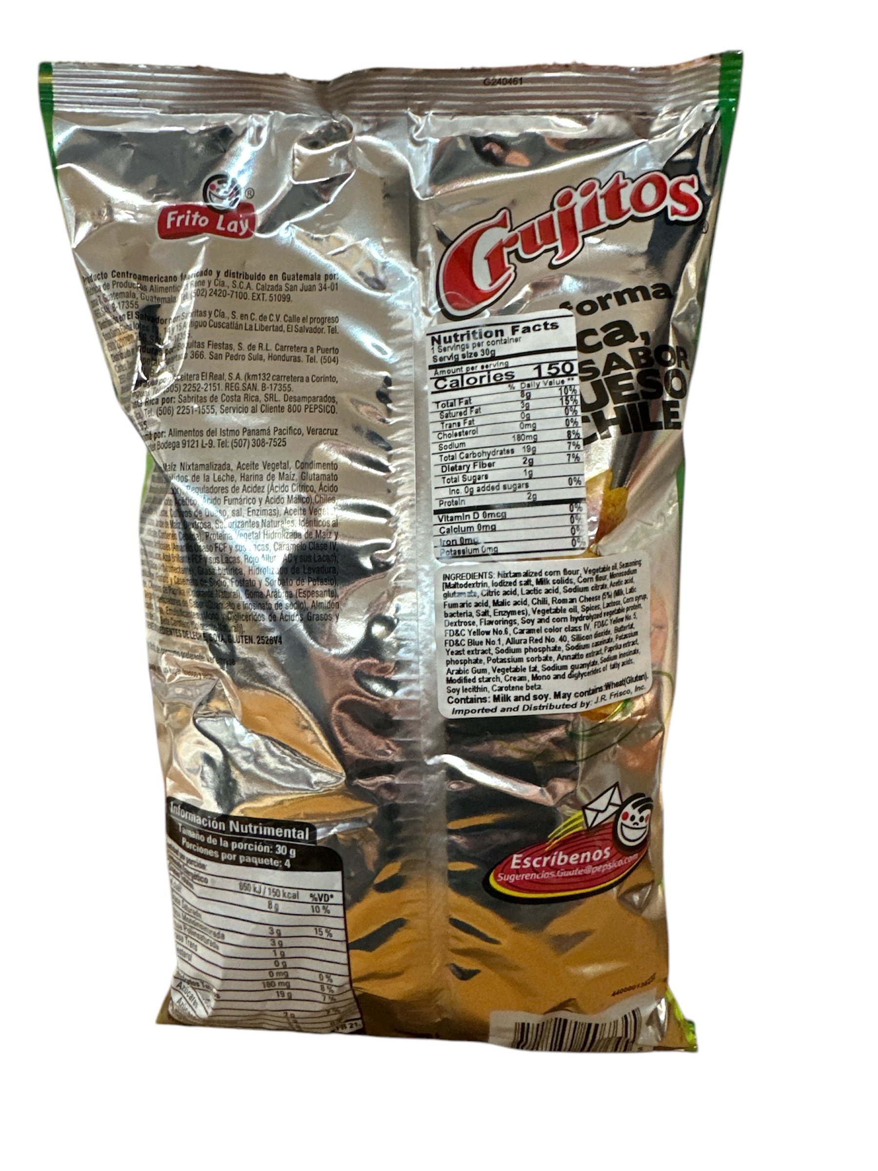 Crujitos Queso y Chile 120g