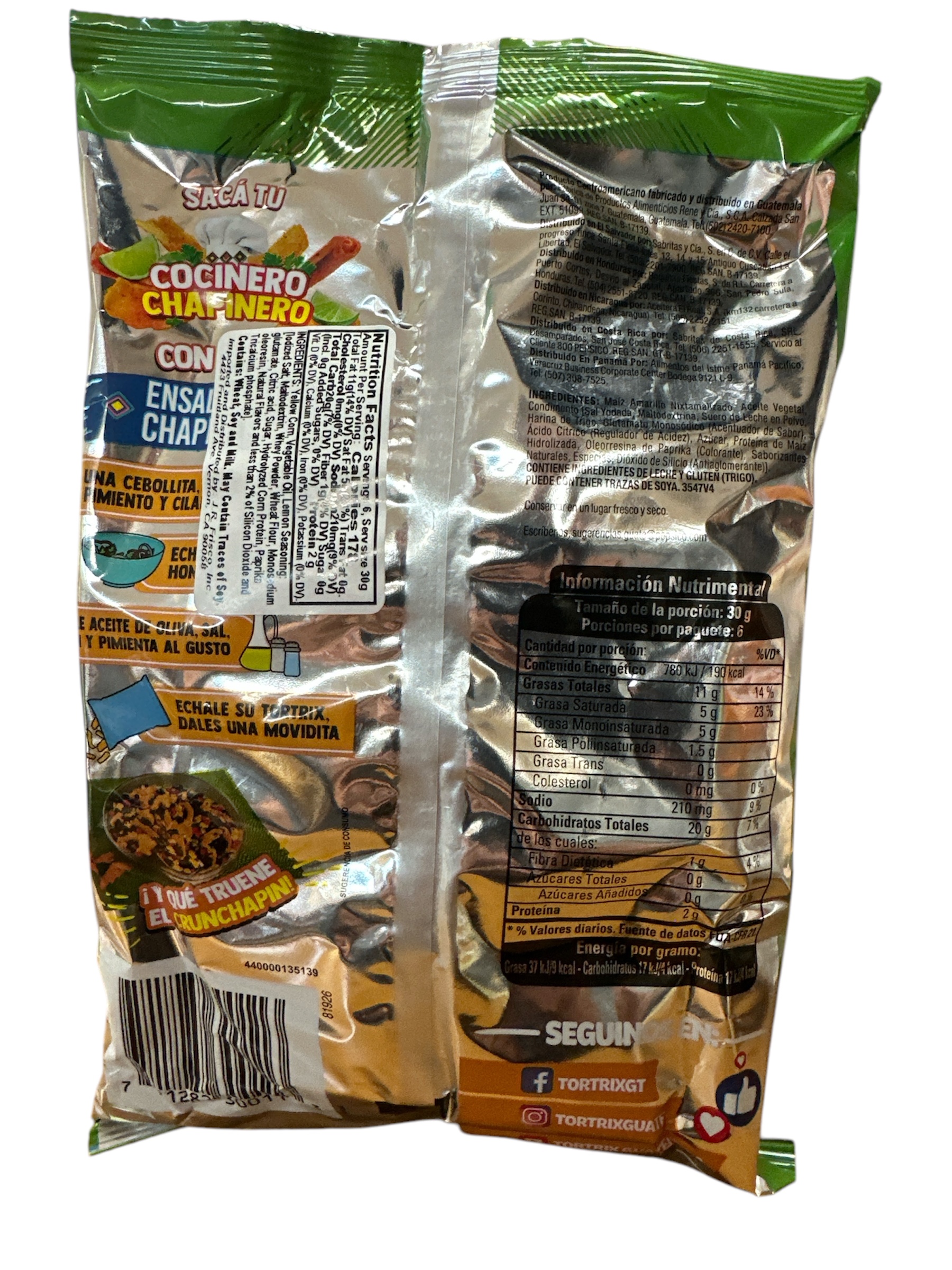 Tomfrix Limón chips 180g 