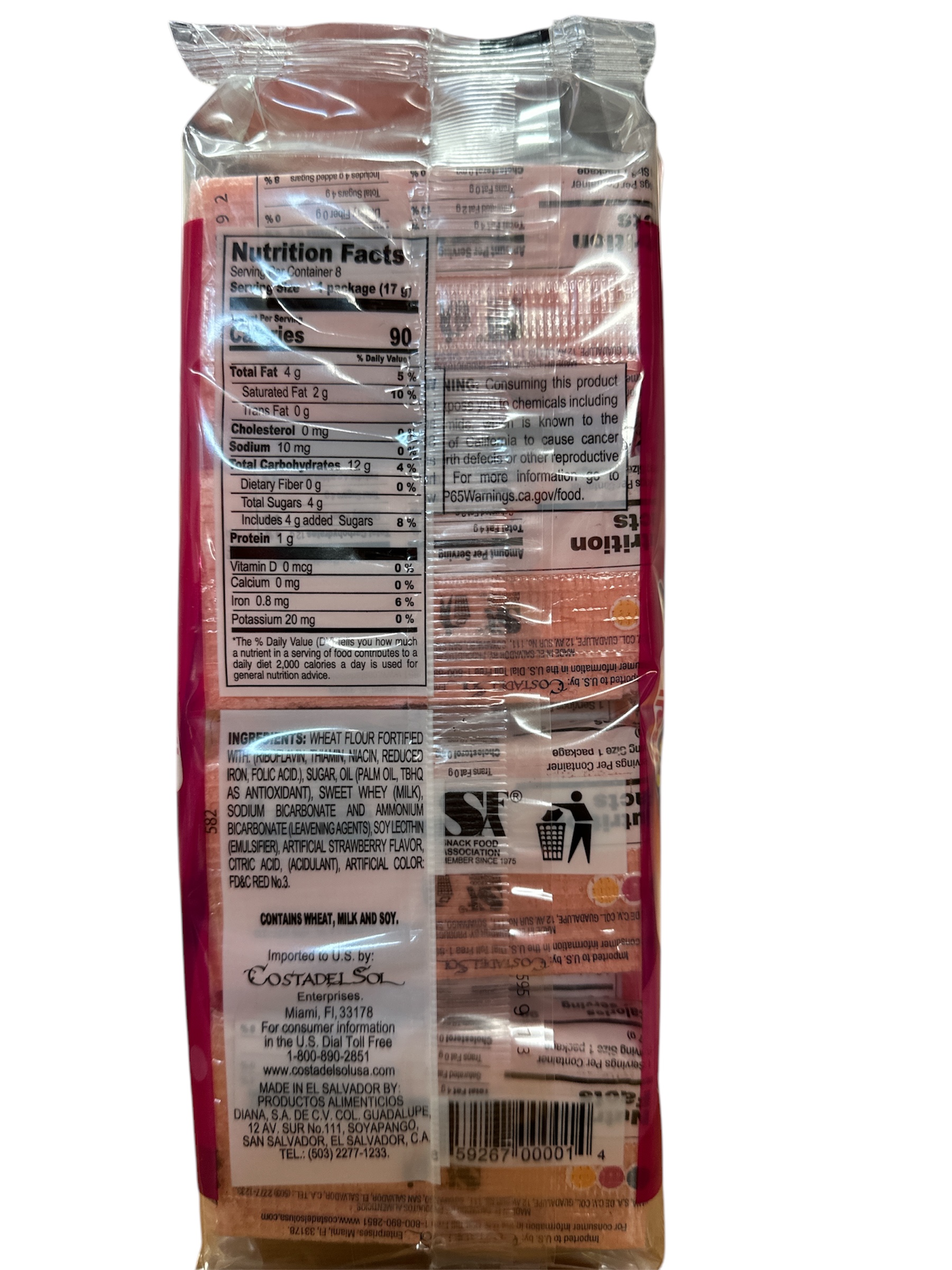 Galletas de Fresa Pic-Nic