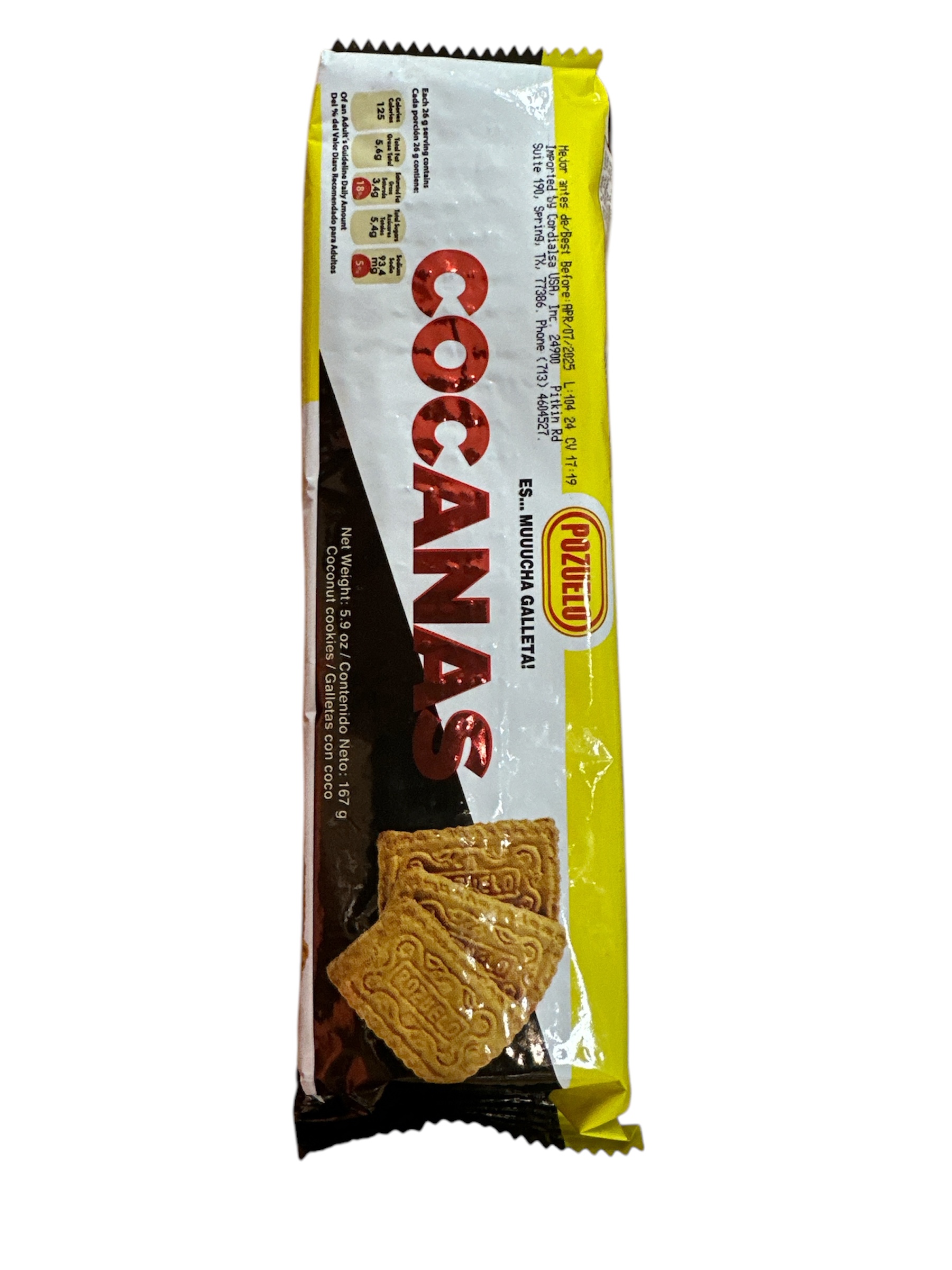 Galletas COCANAS 167g
