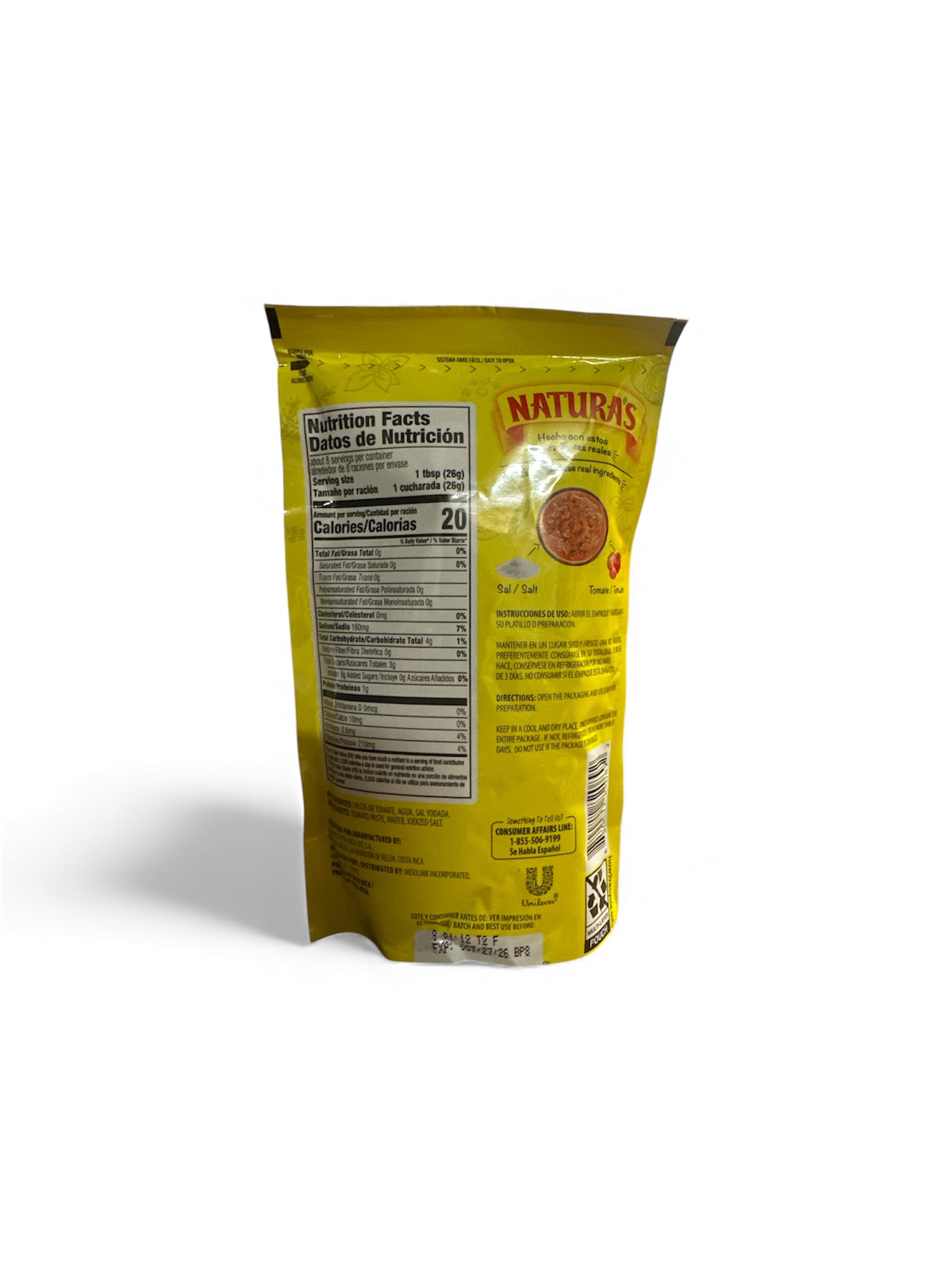 Pasta de tomate Naturas 200g