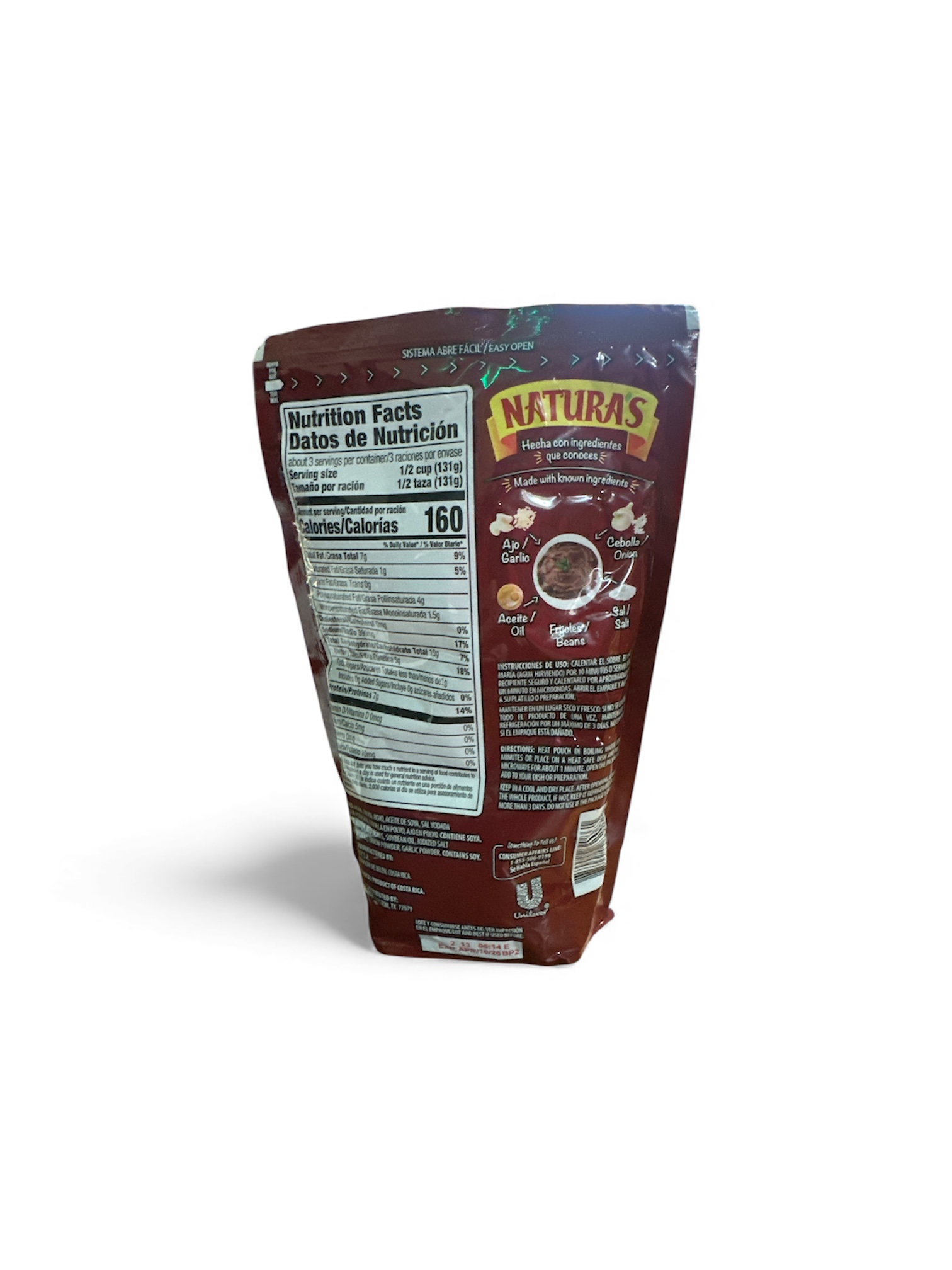 Frijoles Rojos Volteados Natura's 400g