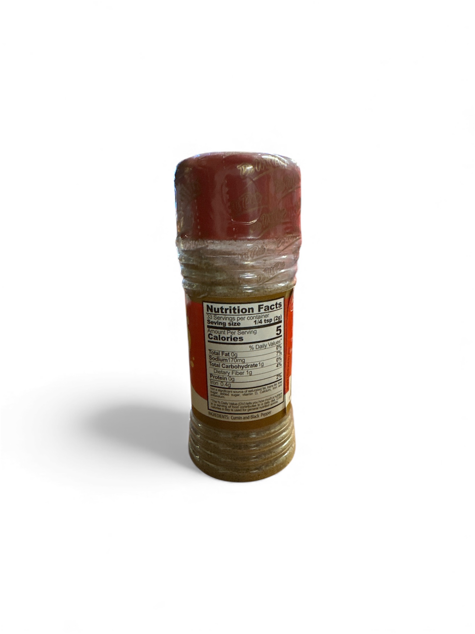 Pimienta y comino molidos 65g