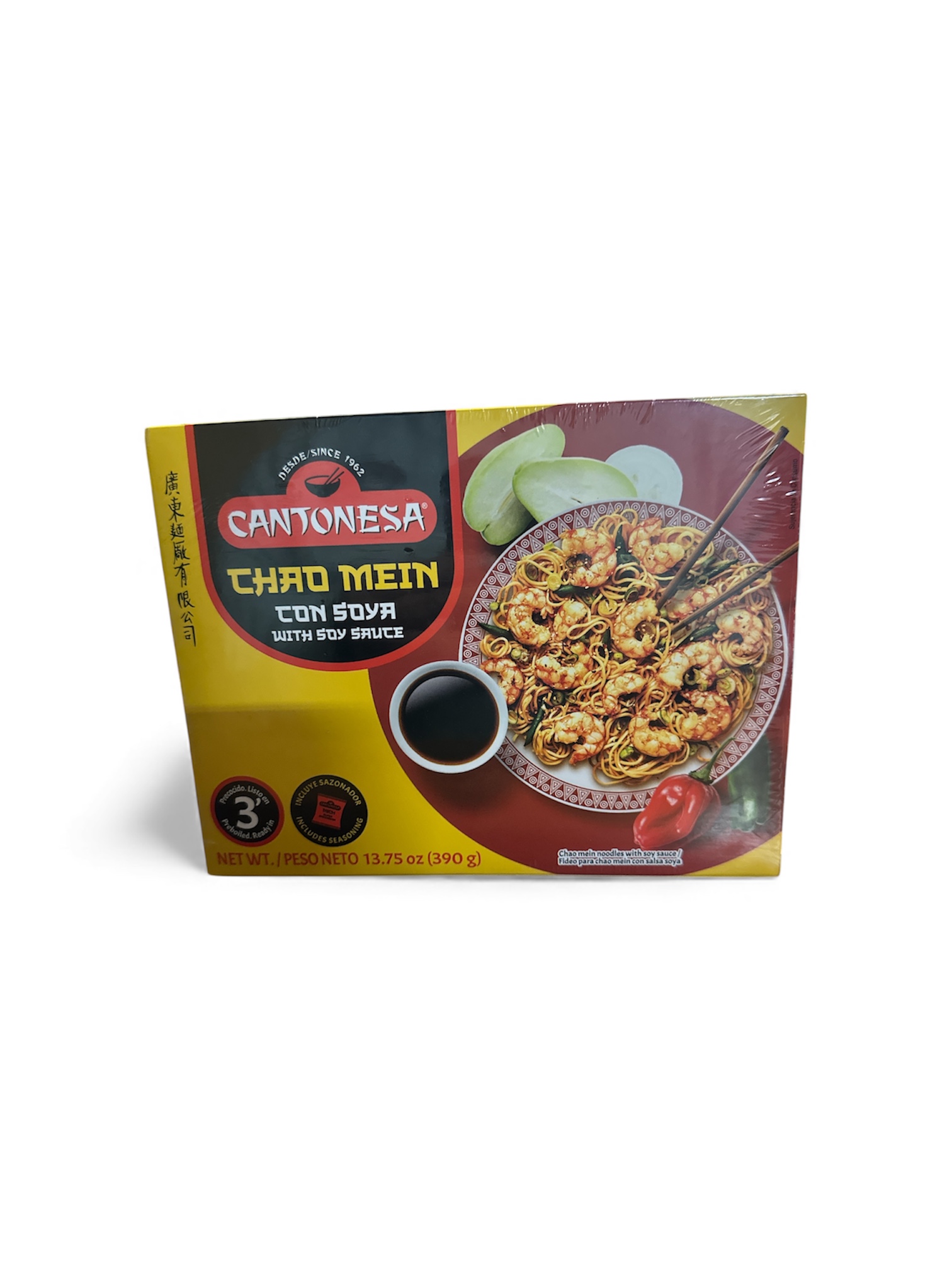Cantonesa Chao Mein con Soya 390g