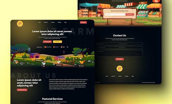 We will create website ui ux design, dashboard ui, mobile app ui ux design