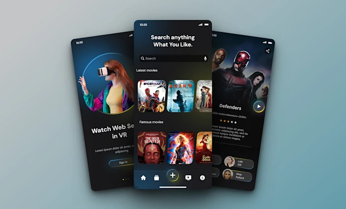 We will create website ui ux design, dashboard ui, mobile app ui ux design