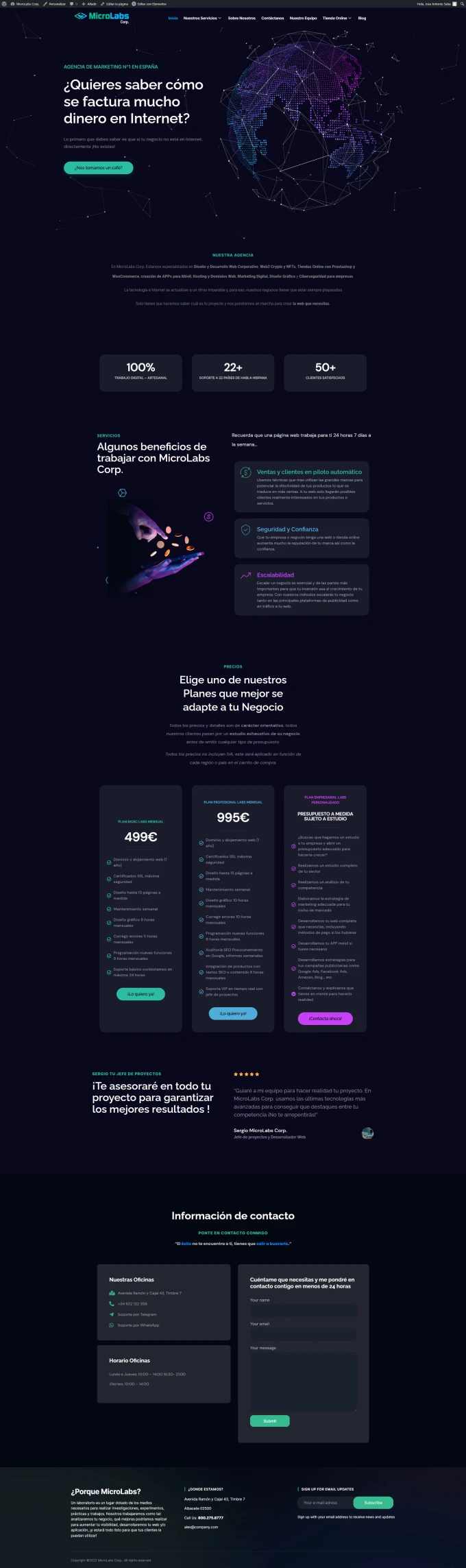 we will  create custom and modern design for  wordpress website