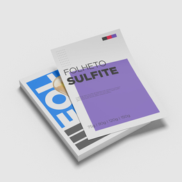 Panfleto em Sulfite