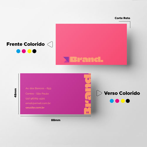 Cartão de visita couchê 300g