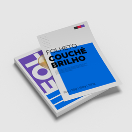 Panfleto Couchê Brilho