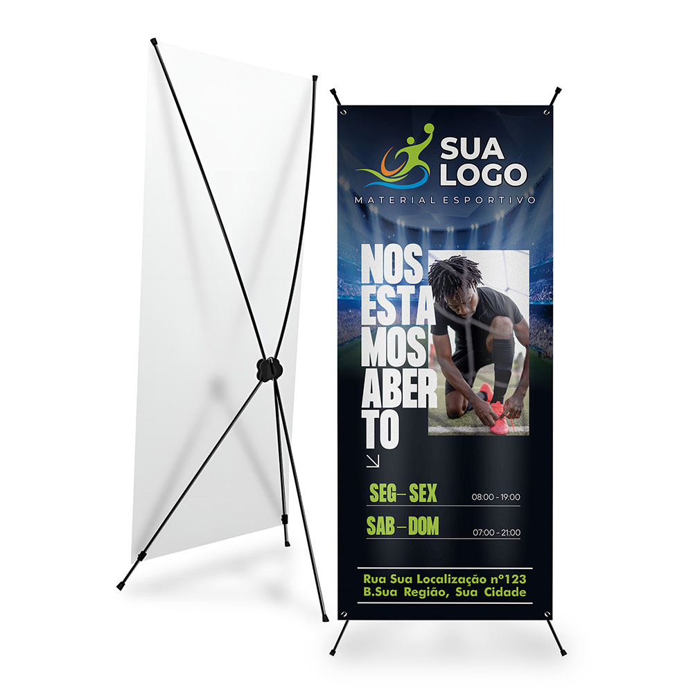 Banner com suporte X