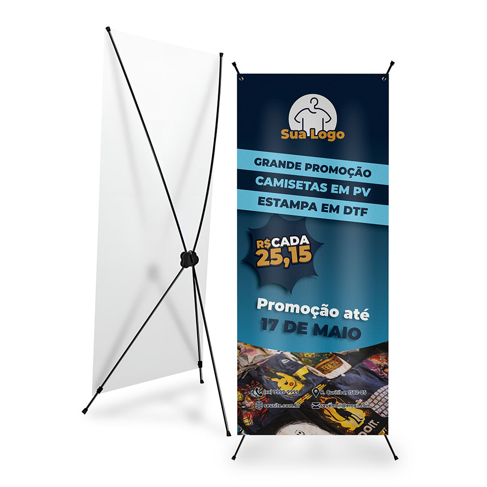 Banner com suporte X