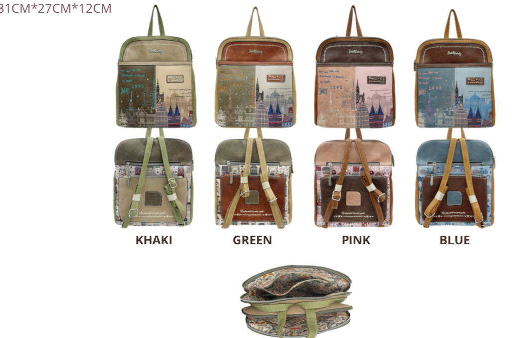 Mochila de diseño artístico