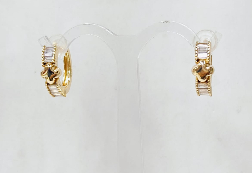 Arracadas oro laminado