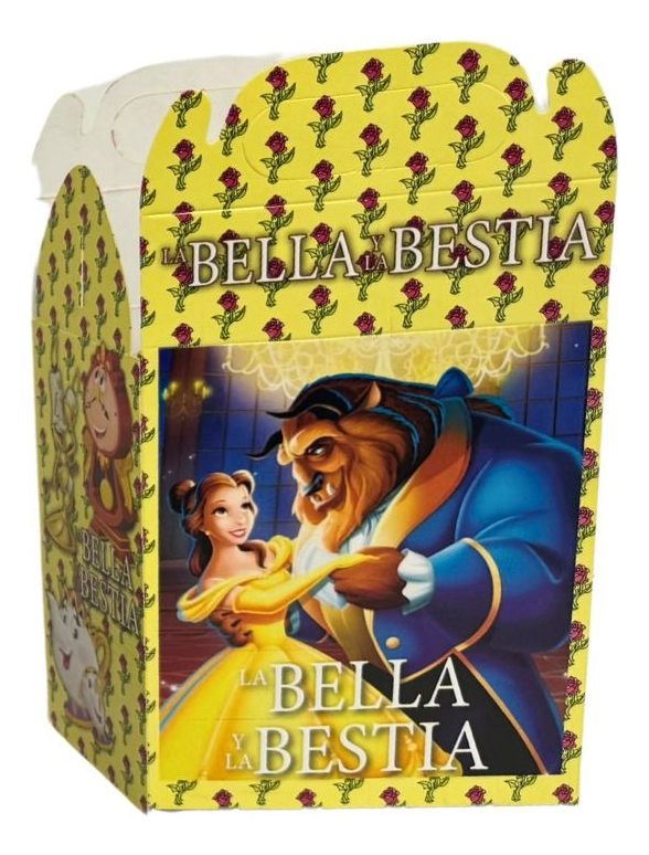 Dulceros fiesta temática 10 invitados BELLA Y BESTIA