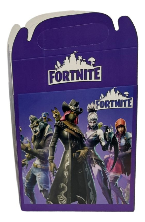 Dulceros fiesta temática 10 invitados FORNITE