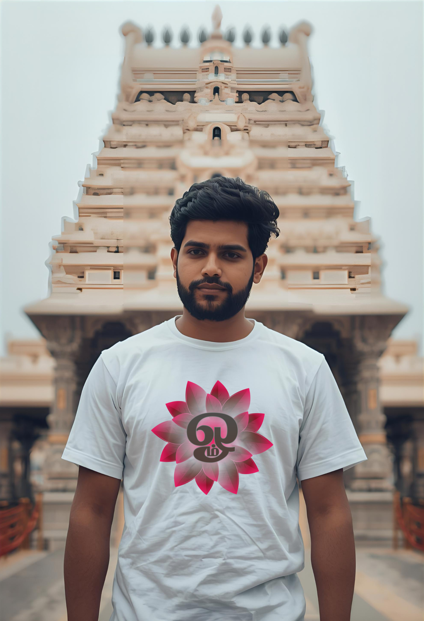 Lotus Mandala Om Tamil Graphic - Unisex T-Shirt