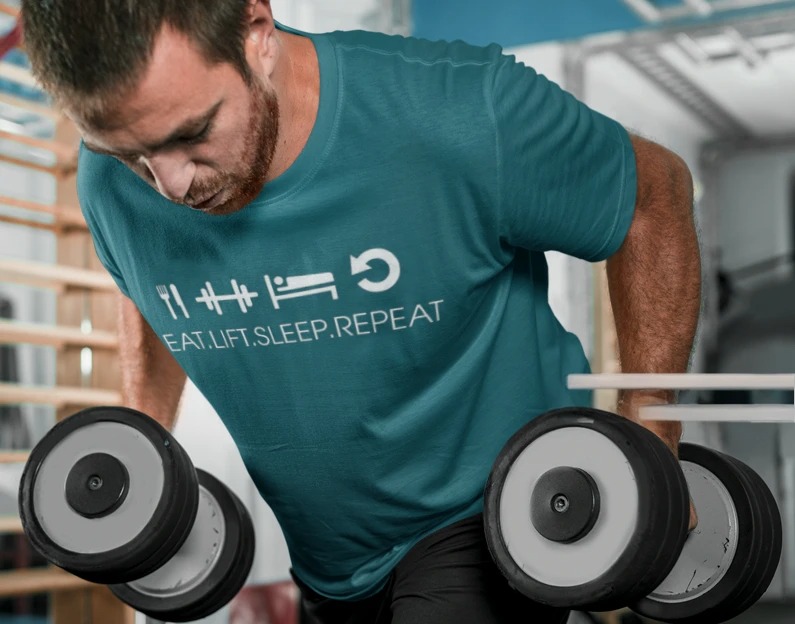 Eat Lift Sleep Repeat - Gym T-shirt