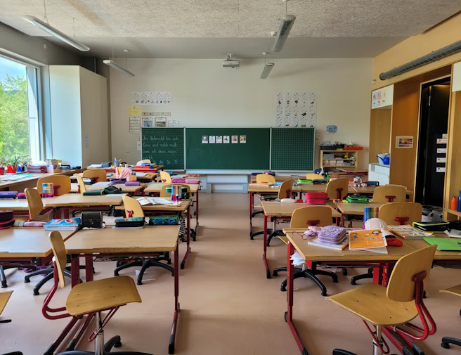 Elementary school cleaning. Call for an estimate