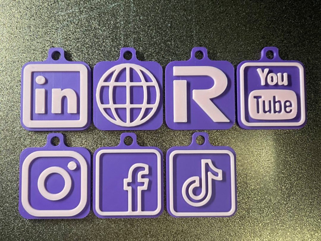 Custom Business NFC Keychain