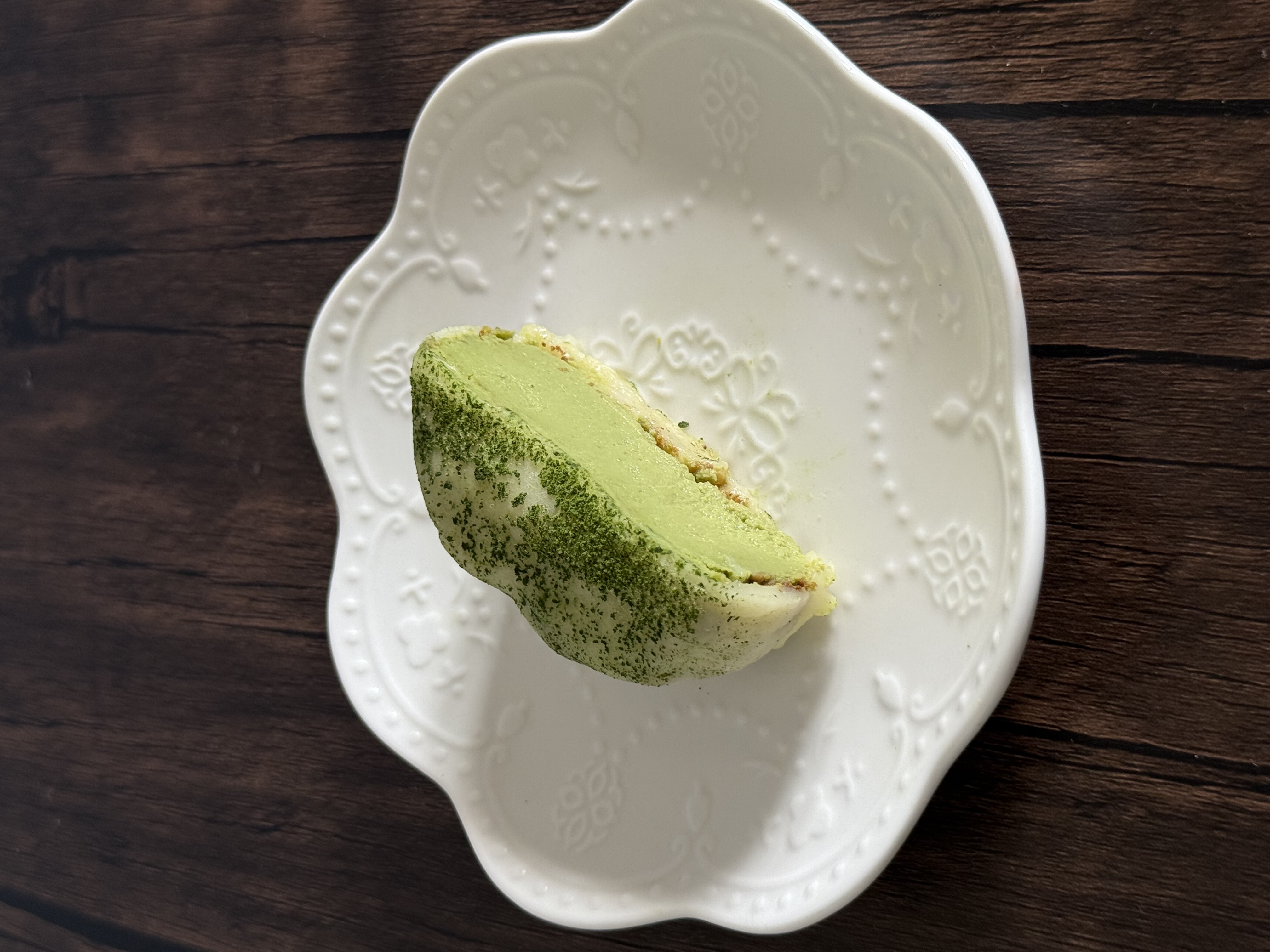 Mochi-Wrapped Matcha Basque Cheesecake