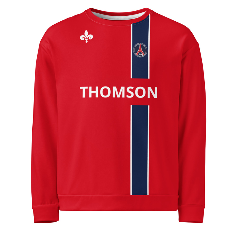 Sweat Sport Rétro Rouge – "Héritage Royal"