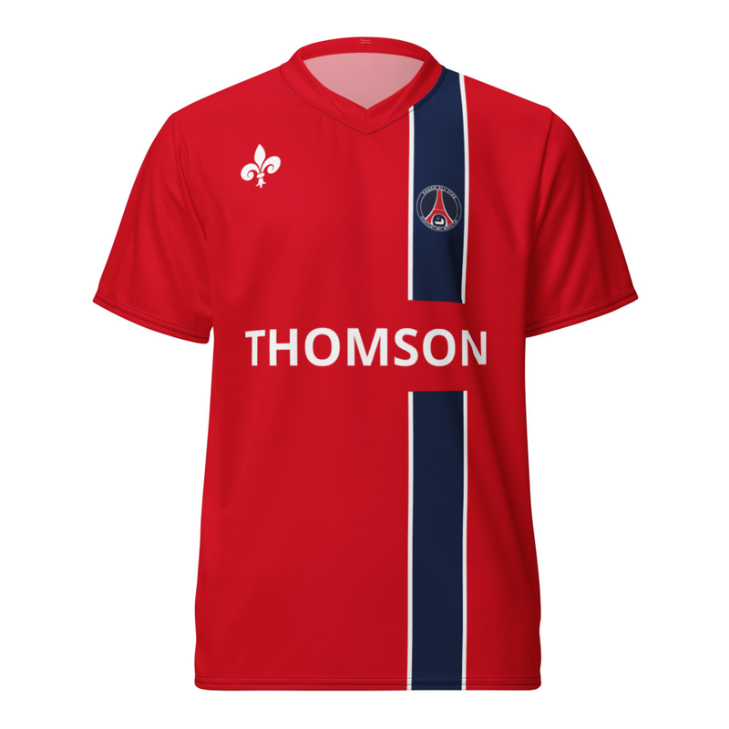 T-shirt Sport Rétro Rouge – "Héritage Royal"