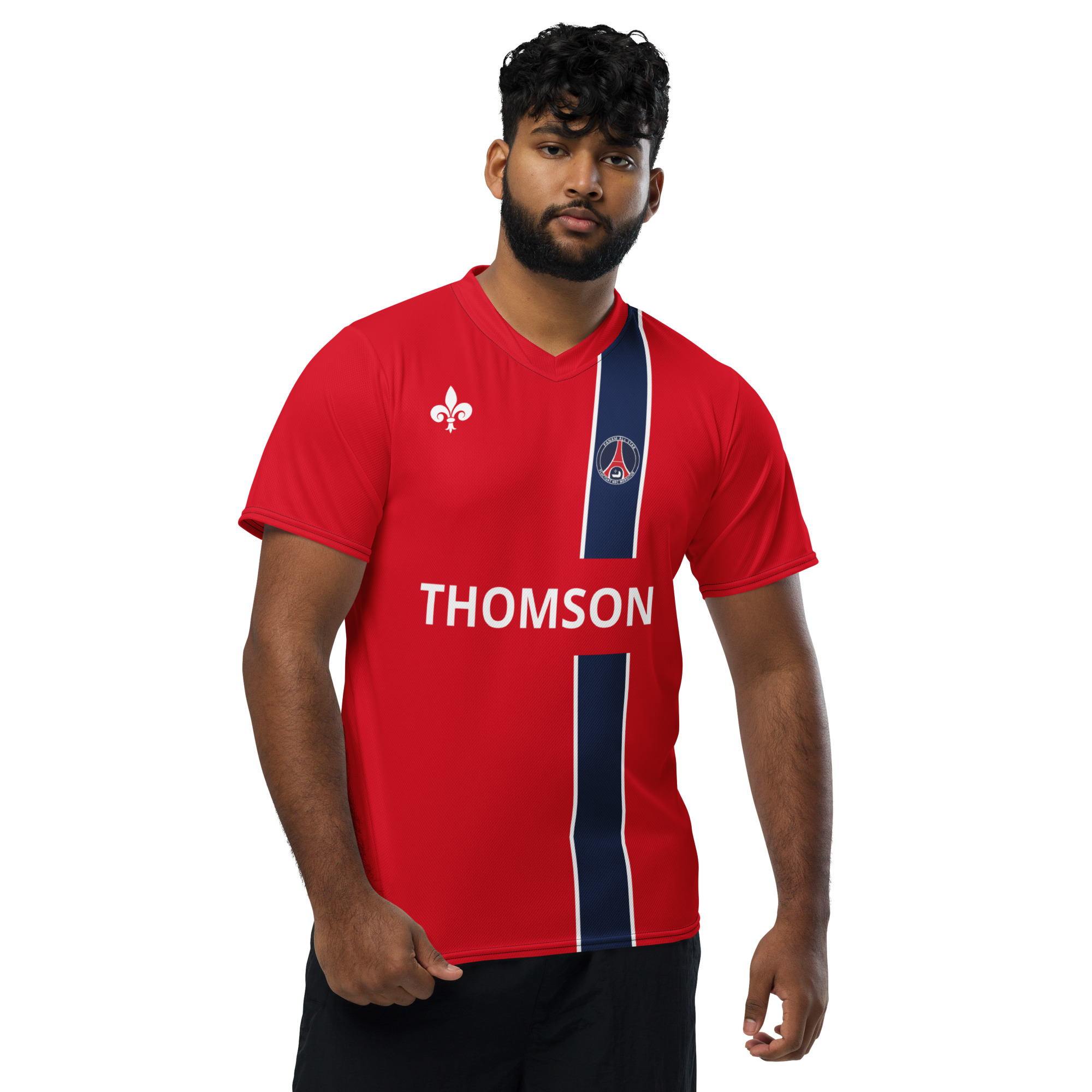 T-shirt Sport Rétro Rouge – "Héritage Royal" 