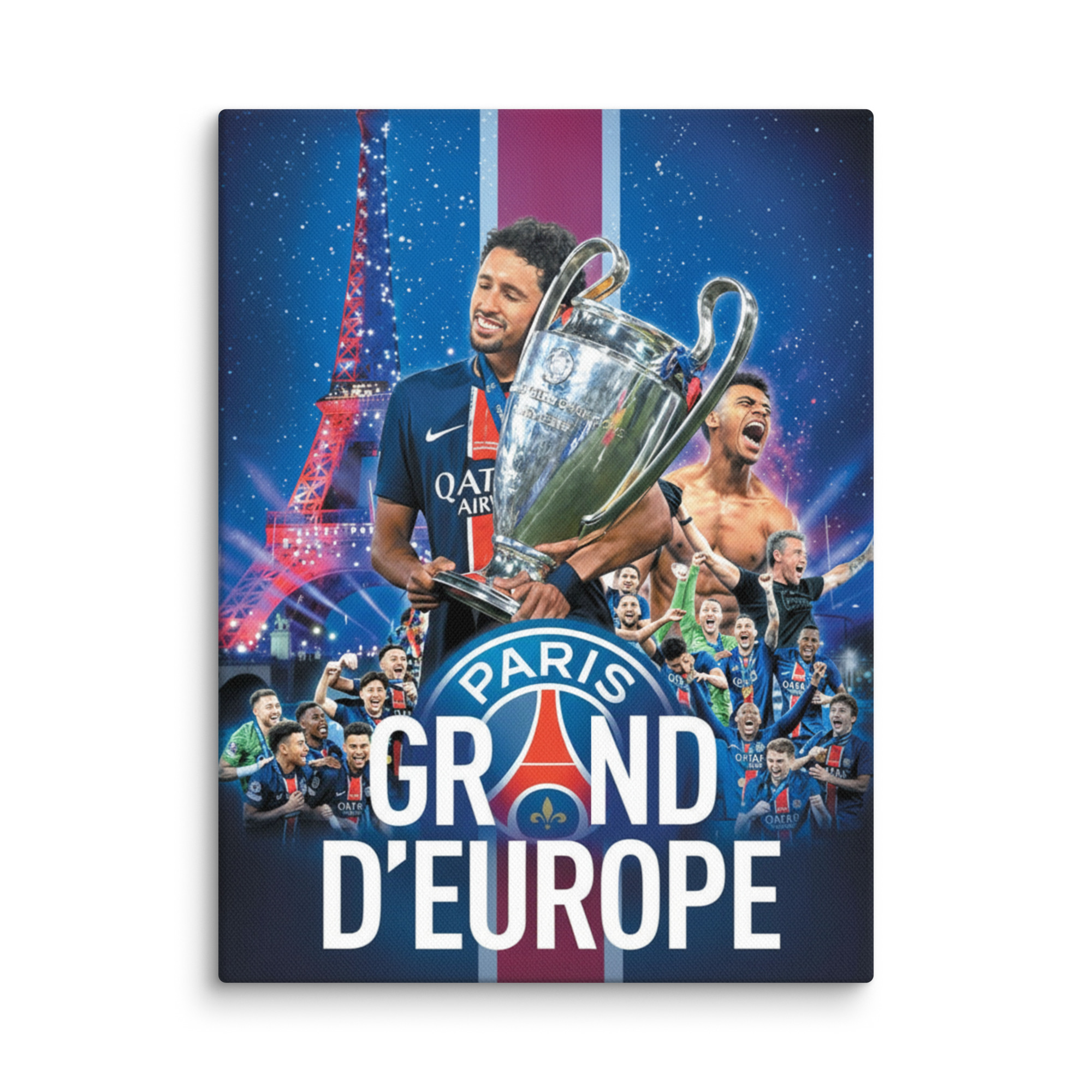 Toile Décorative – "PARIS GRAND D'EUROPE"