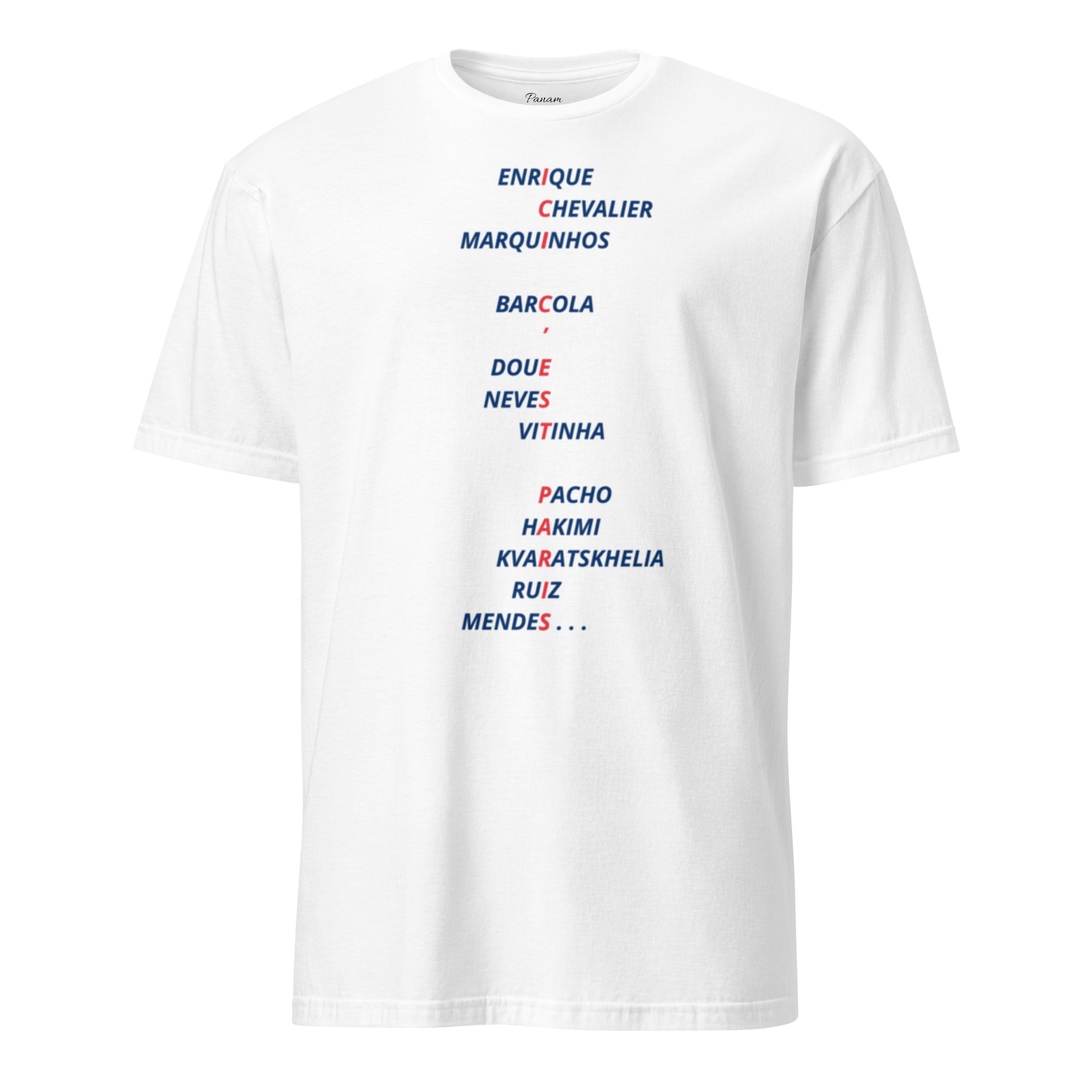 T-shirt Sport Blanc – "Équipe légende"
