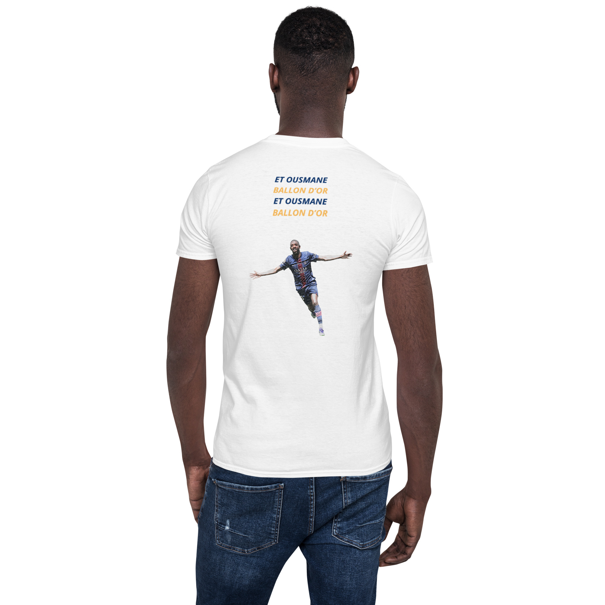 T-shirt Sport Blanc – "Équipe légende"